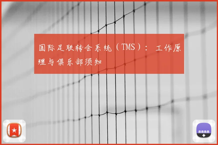 国际足联转会系统(TMS):工作原理与俱乐部须知